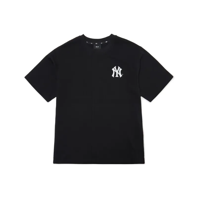 MLB X Disney Collaboration T Shirts Unisex Black-0