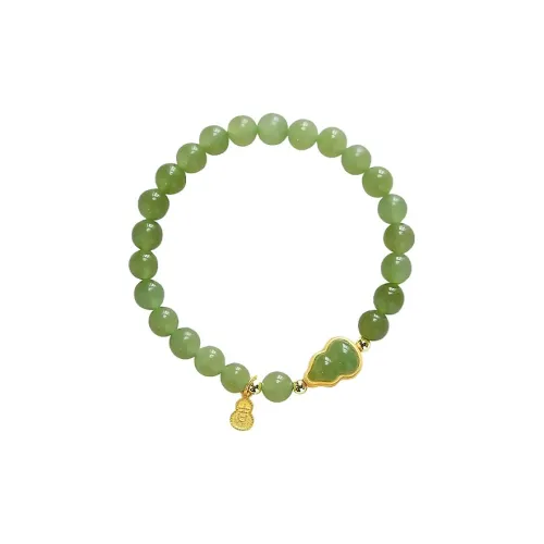 LIU GUI FU JEWELRY Hetian Jade Bracelets Green Jade Women's