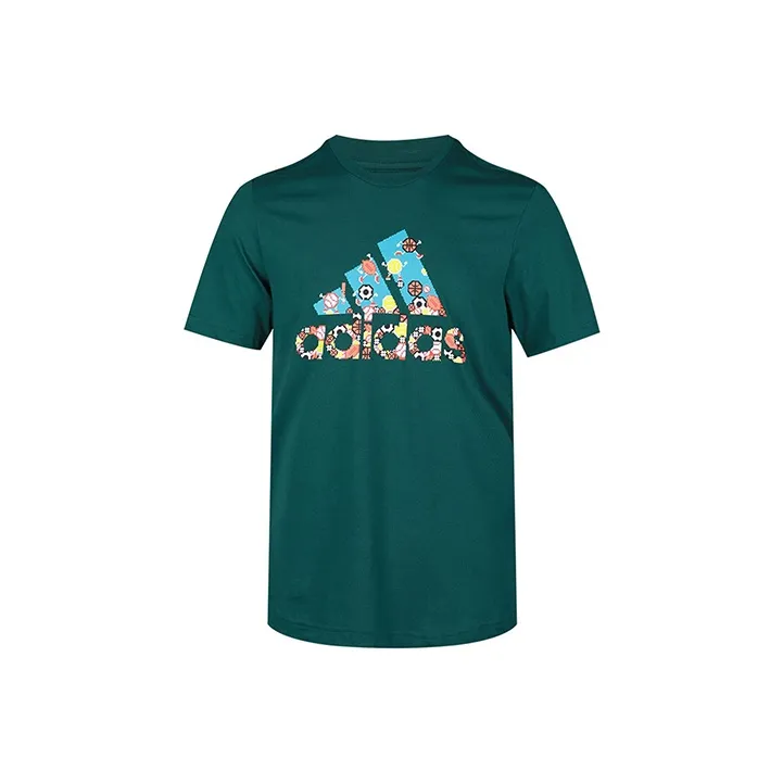 Adidas T Shirt Men's Forest Green-0