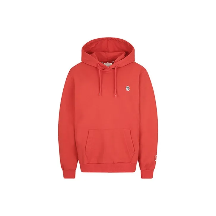 MLB Hooded Regular Sweatshirt Unisex Orange Red-0