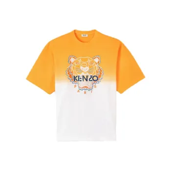 KENZO T-Shirts Men Orange Yellow