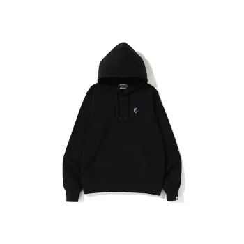 A BATHING APE Head Thermal Long Pullover Hoodie Ladies