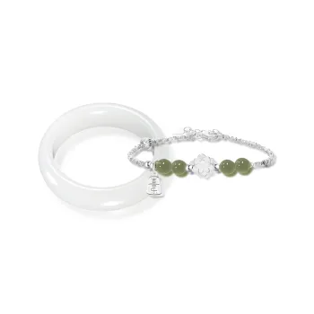 CANHUI Colored Glaze Bangles Women's