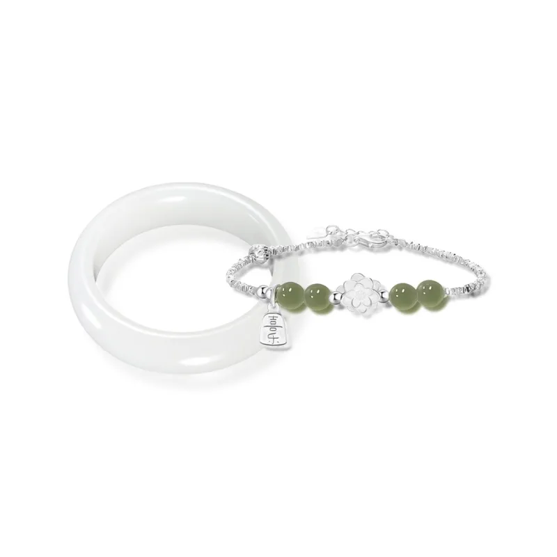 CANHUI Colored Glaze Bangles Women's-0