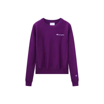 Champion Sweatshirt US Version Unisex Purple