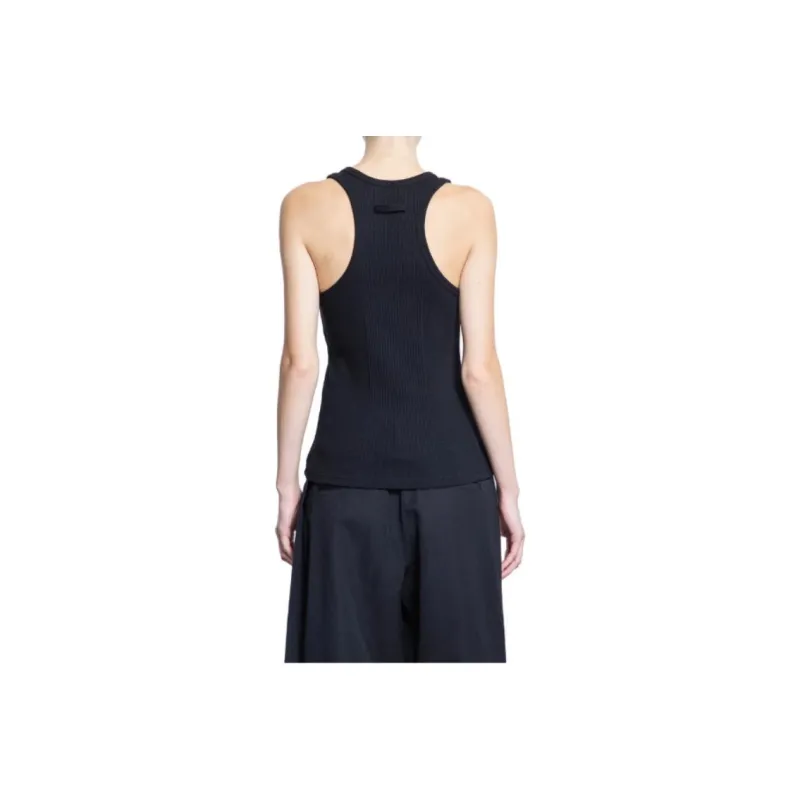 Jean Paul Gaultier Overall Buckles Ribbed Knit Tank Top-4