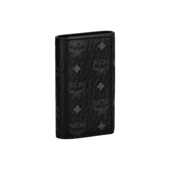 MCM Leather Key Pouch Men's Black