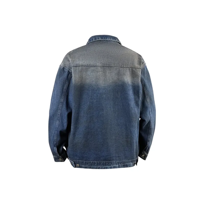 AMBER LIGHT Denim Jacket Unisex Blue-1