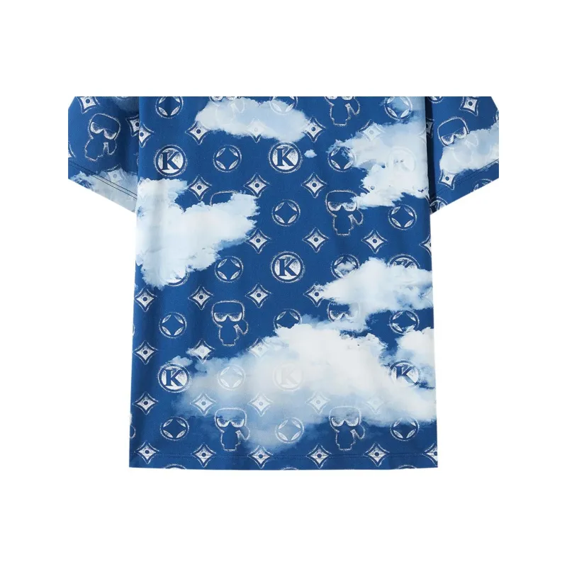 KARL LAGERFELD SS25 T Shirt Men's Light Blue-2