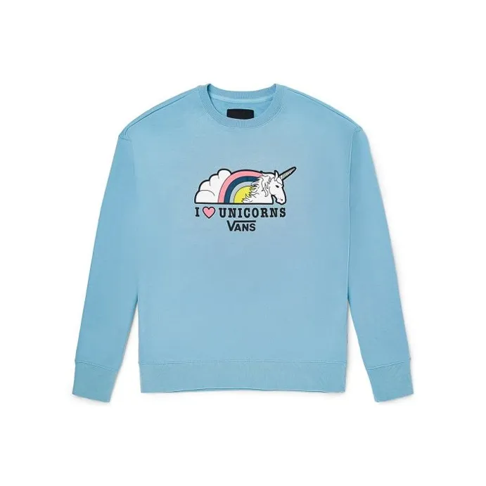 Vans Sweatshirts Unisex Haze Blue-0