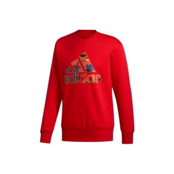 Adidas Sweatshirts Men Light Scarlet