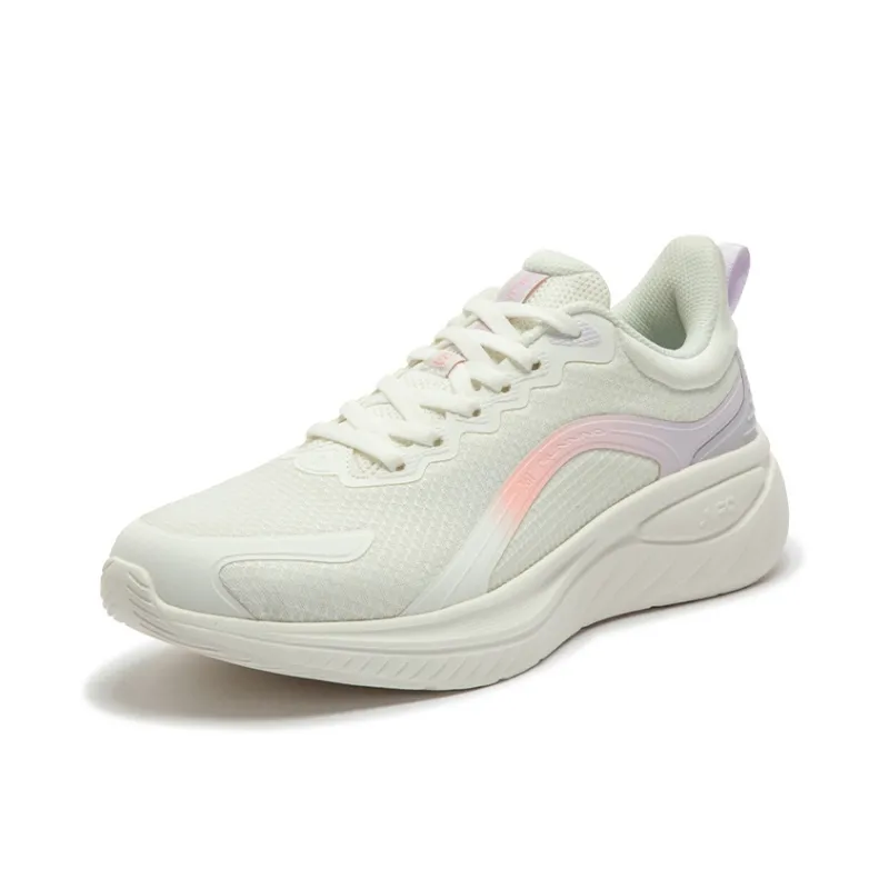 361° Softwalk 3.0 Cushioning, Slip Resistant, And Abrasion Resistant Low Top Running Shoes Women's White Grape Purple-1