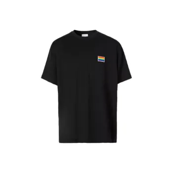 Burberry T Shirts Unisex Black