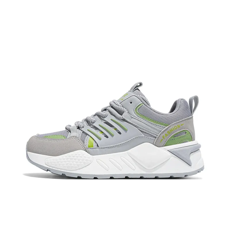 Vxv Shock Absorbers With Slip Resistant Features Low Top Chunky Sneakers Men's-8