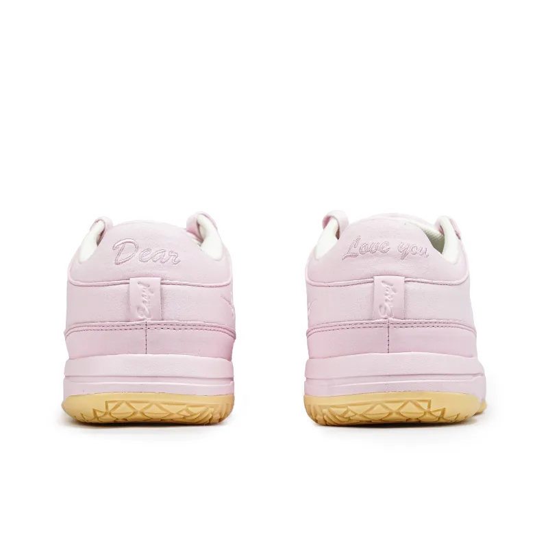 Serious Player Only Cushioned Slip Resistant Abrasion Resistant Low Top Basketball Shoes Unisex Pink-3