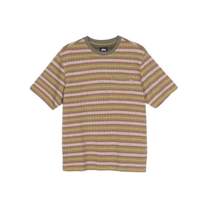 Stussy Ombre Stripe Crew Tee-3