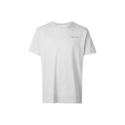 OFF WHITE SS19 T Shirt Men's Gray