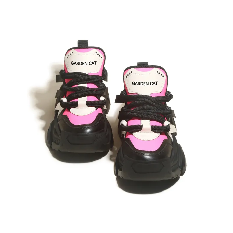 GARDEN CAT Cushioning Height Increase Low Top Chunky Sneakers Women's-6