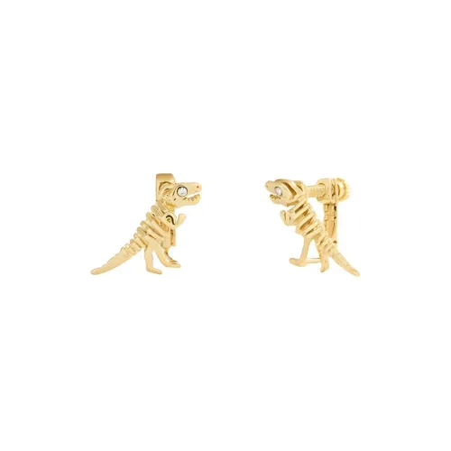 COACH Glass Clip On Earrings Women's Gold