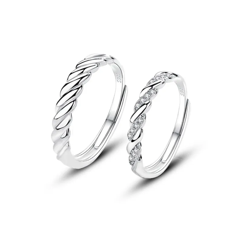 LAA 925 Sterling Silver Rings Unisex-0