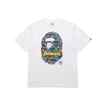 A BATHING APE X Marvel Comics Avengers Ape Head Tee