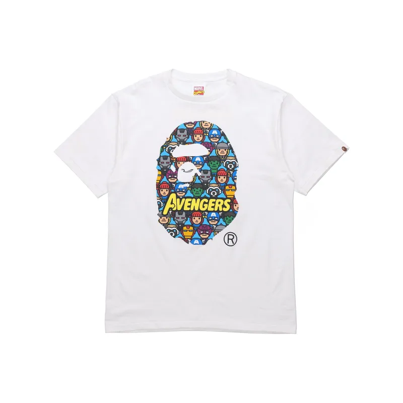 Bape X Marvel Comics Avengers Ape Head Tee-0