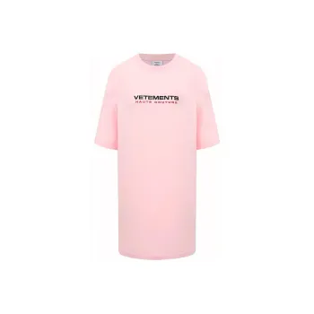 Vetements T-Shirts Unisex Pink