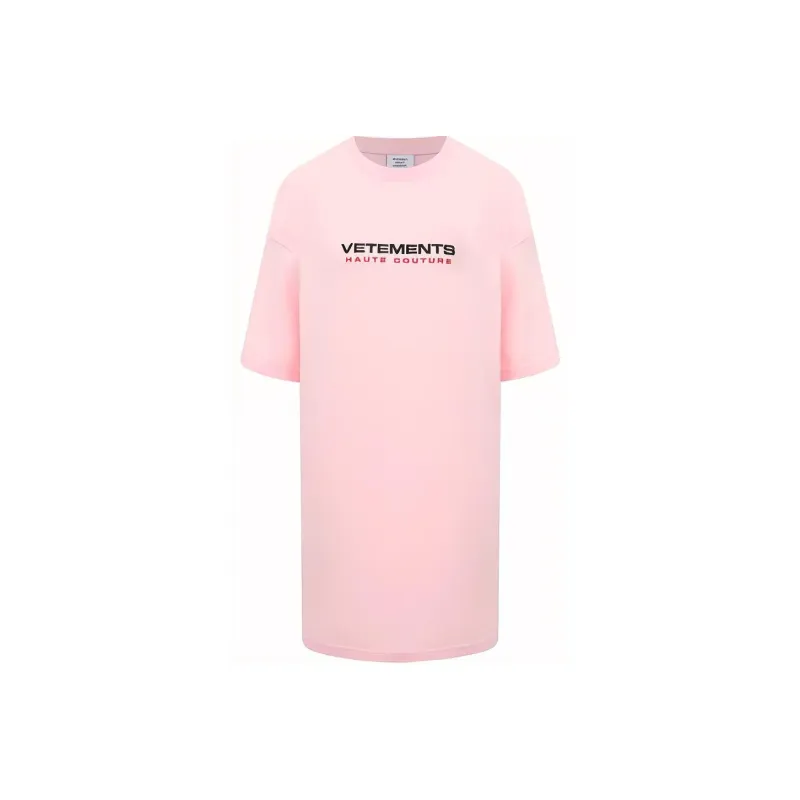 Vetements T-Shirts Unisex Pink-0