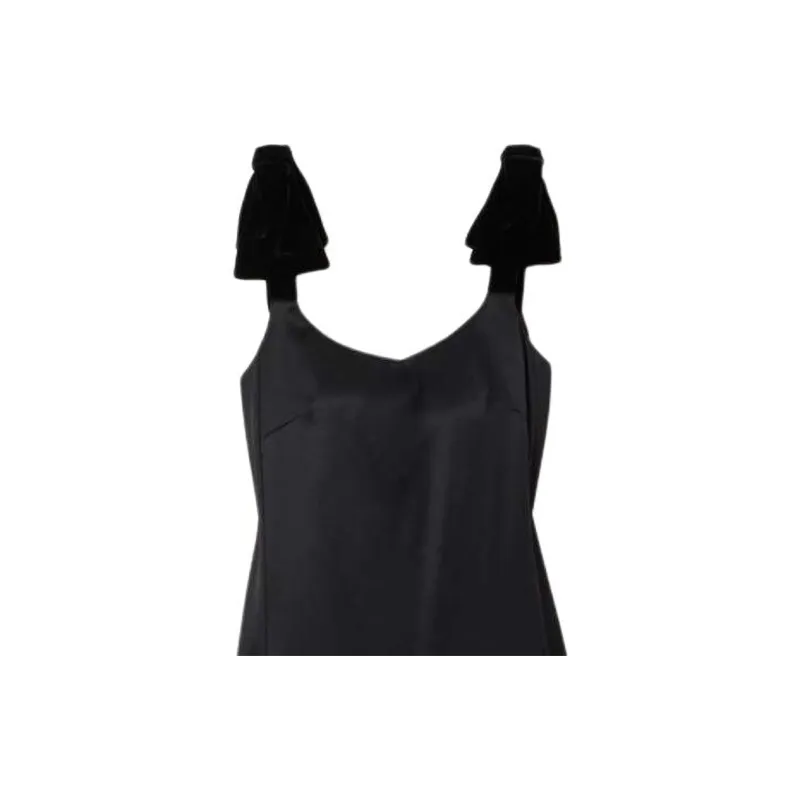 Chloe SS24 Slip Dresses Women's Black-4