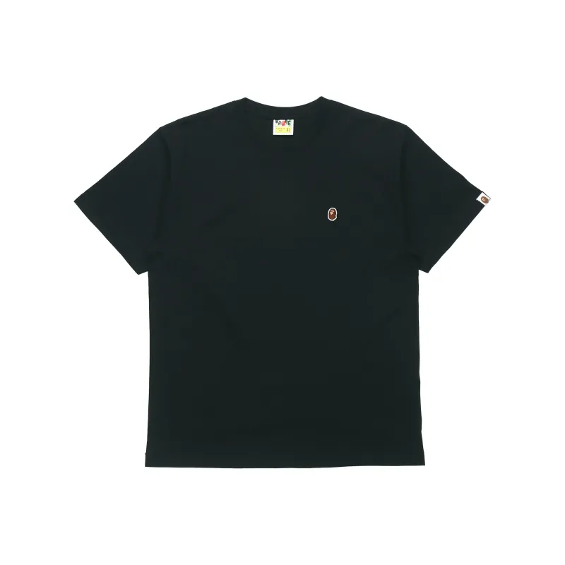 A BATHING APE Head Series T Shirt Unisex Black-0