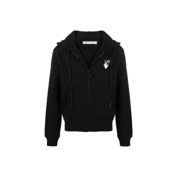 OFF WHITE Pascal Arrows Zip Up Sweatshirt