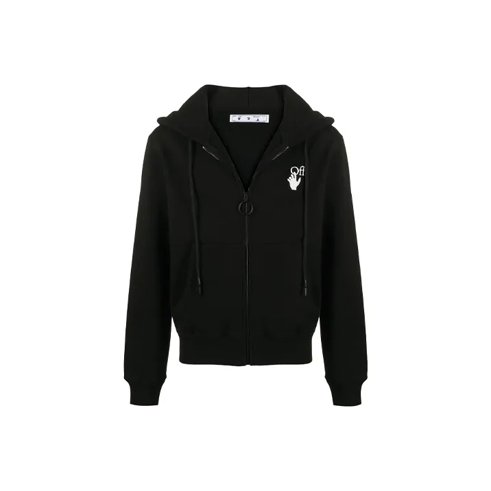 OFF WHITE Pascal Arrows Zip Up Sweatshirt-0