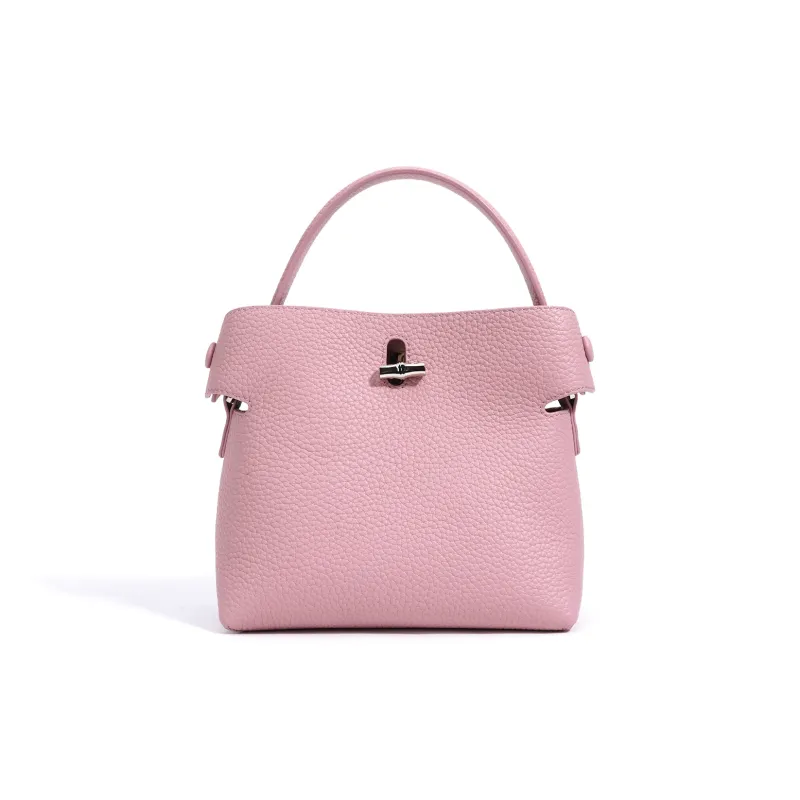 COURONNE Cow Leather Crossbody Bag, Bucket Bag, Handbag Regular Women's Multicolor-13