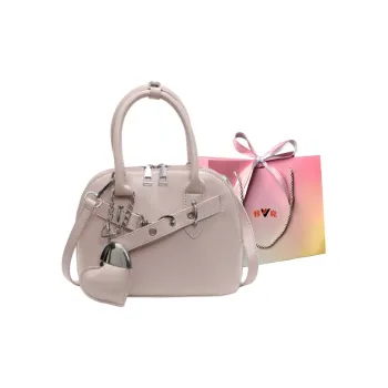 Yalu PU Shoulder Bag Crossbody Bag Handbag Regular Women's Black/Light Pink/Ecru/Light Blue