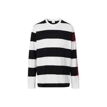 Burberry T Shirt Men's Black White