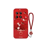 China Red-DW Floral Bird Butterfly Chain Red+Floral Bracelet