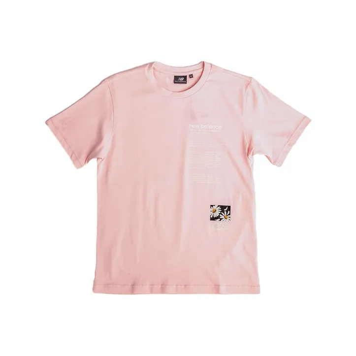 New Balance T Shirts Unisex Pink-0