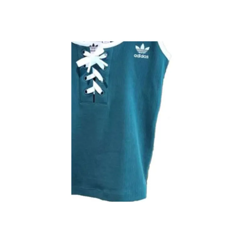 Adidas Originals Tank Top Women's Green Pink Color-1