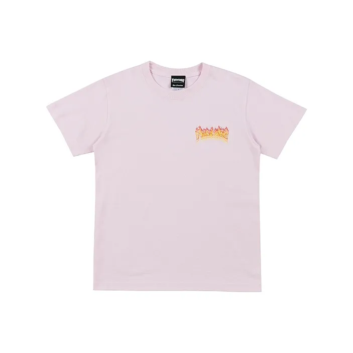 Thrasher Straight T-Shirt Japan Version Unisex Pink-0