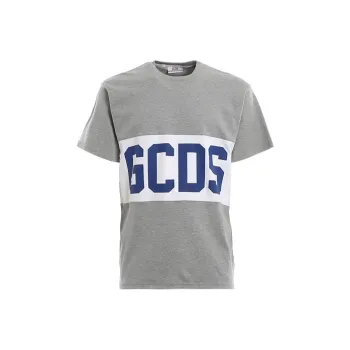 GCDS T Shirts Men Gray