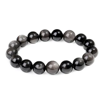 Seven Little Craftsmen Obsidian Jade Bracelets Unisex