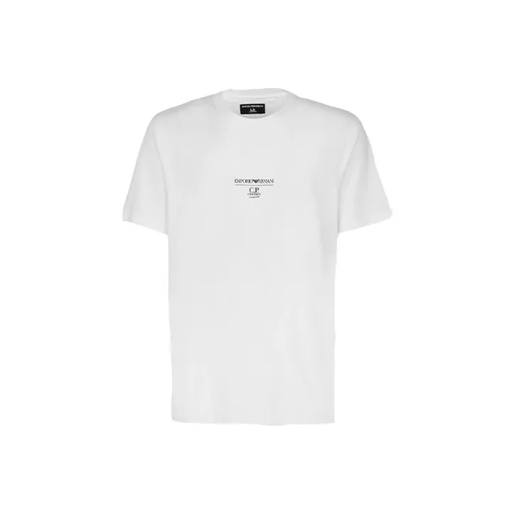 Emporio Armani X C.P.Company T-Shirts Men White-0