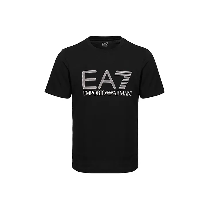 EMPORIO ARMANI EA7 T Shirts Men Black-0
