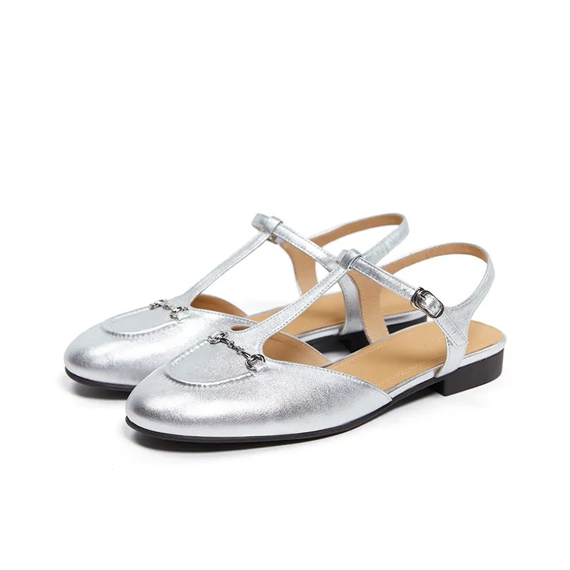 Marie Claire Casual Single Shoes Women's Shimmering Silver-1