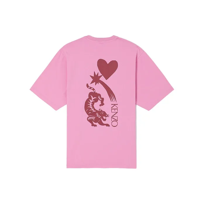 KENZO T Shirts Men Pink-0
