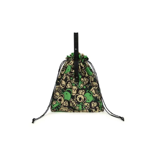 BABY MILO STORE BY A BATHING APE Fabric Storage Bag Unisex Green