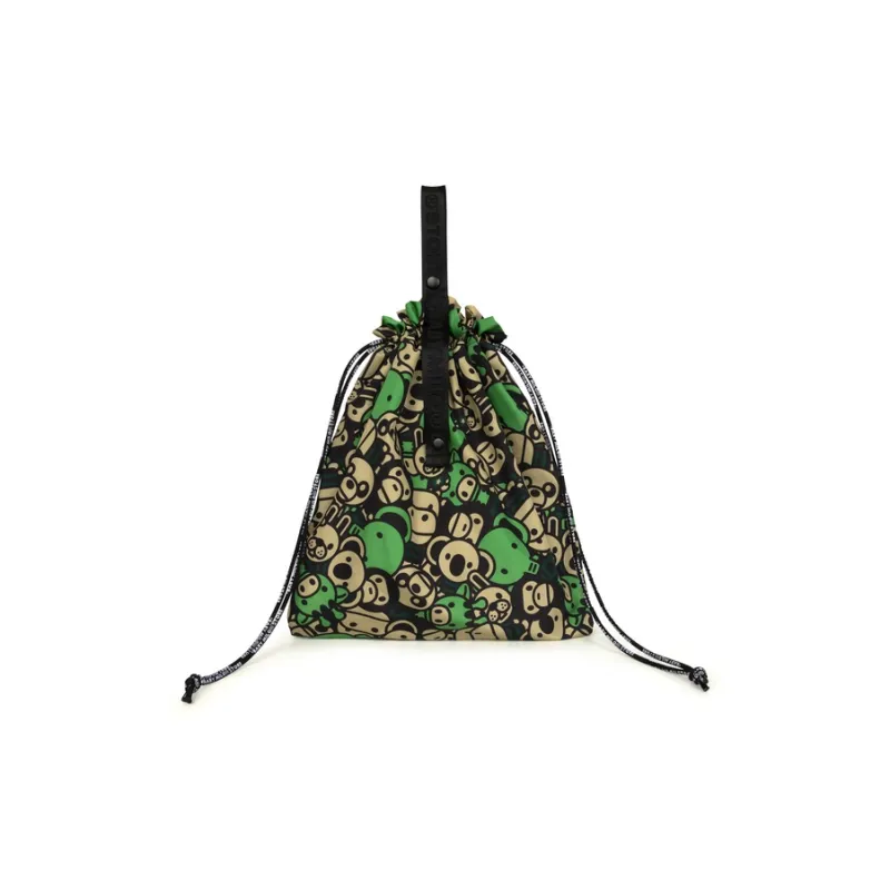 BABY MILO STORE BY A BATHING APE Fabric Storage Bag Unisex Green-0