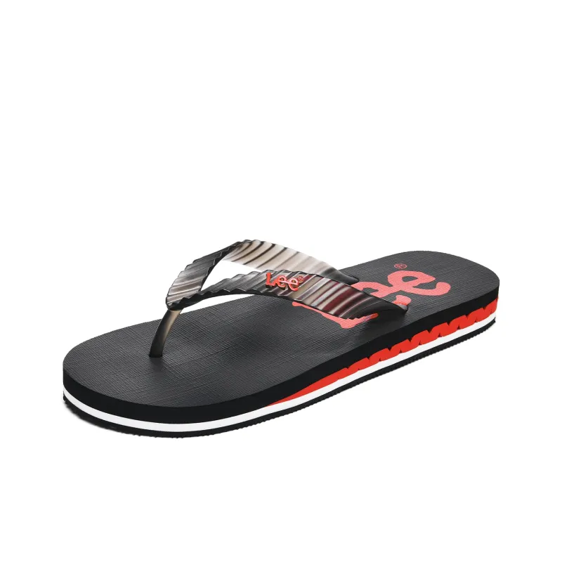 Lee EVA Rubber Sole Odor Resistant Abrasion Resistant Slip Resistant Flip Flops Men's-2
