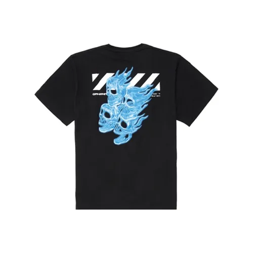 OFF WHITE Oversized Diag Skulls T Shirt