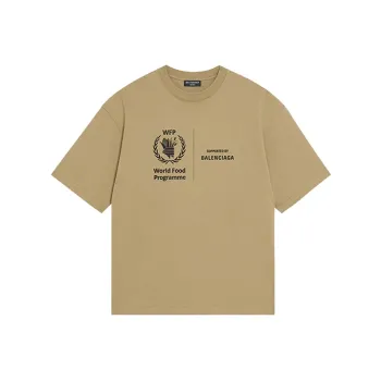 Balenciaga T Shirts Men Khaki